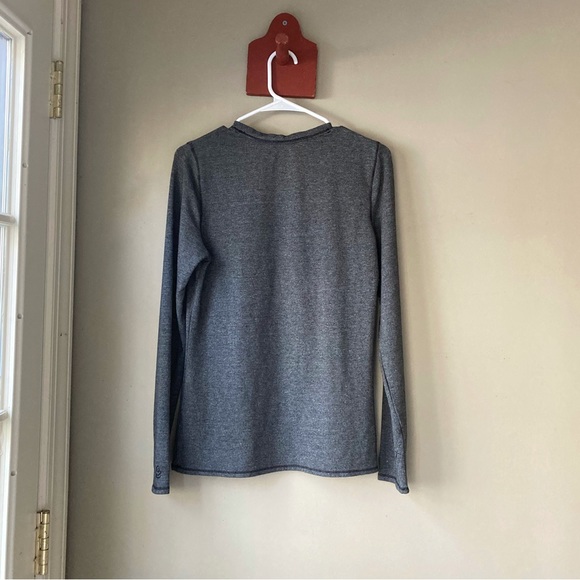 Cuddl Duds Ultra Cozy Grey Long Sleeve Top M - Picture 4 of 6